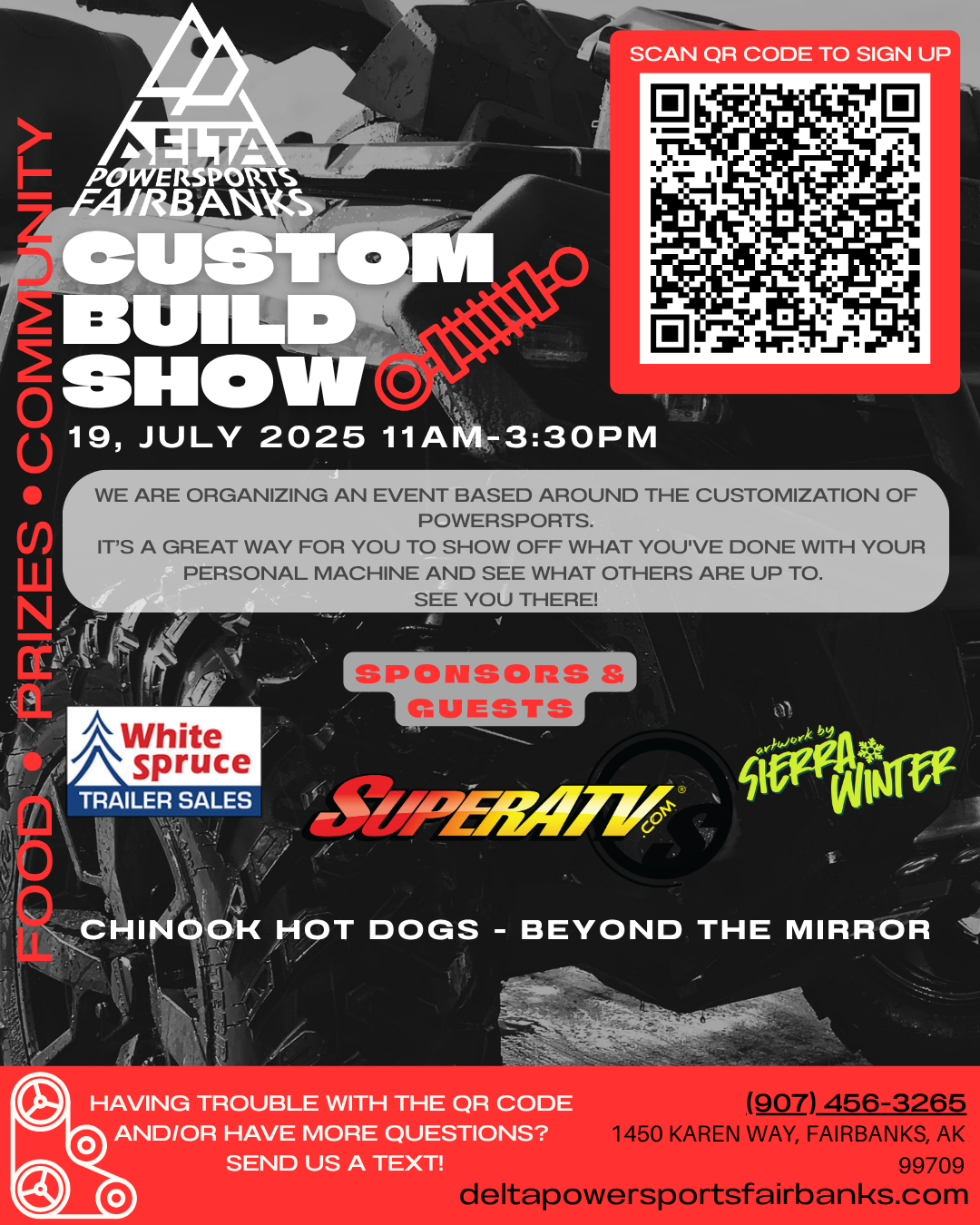 Custom Build Show Event Poster