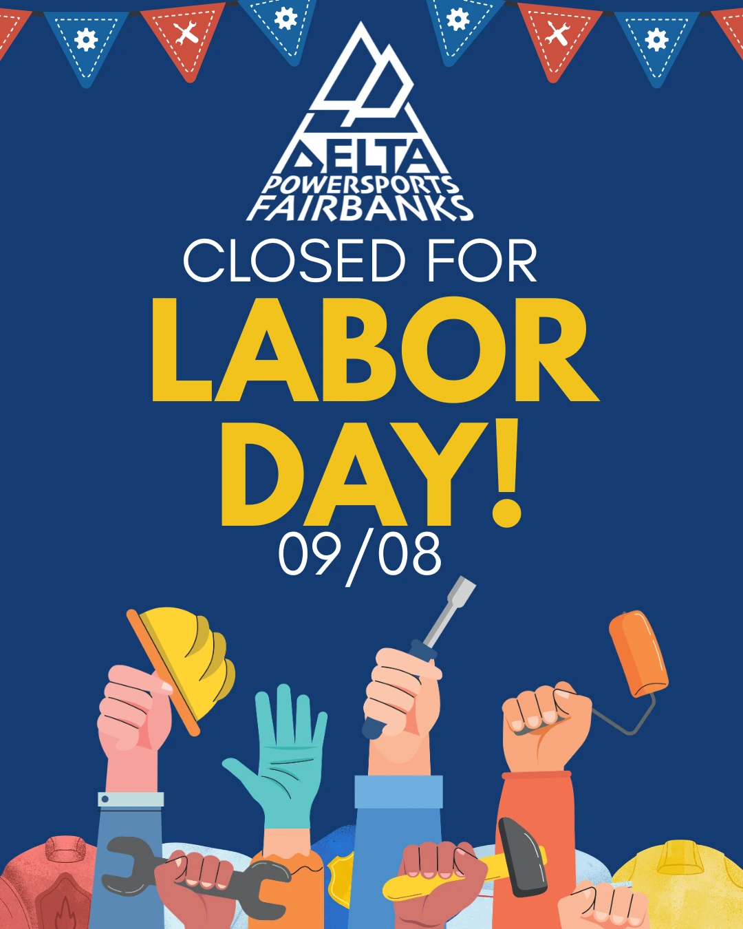 Closed For Labor Day